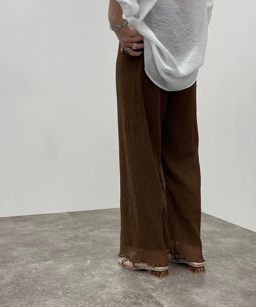 apres jour mignon（アプレジュールミニョン）の「アソートイージーパンツ 【ZOZOTOWN限定アイテム】（その他パンツ・レディース・マスタード/その他/ブルー系その他/ブラック系その他/ブラック/ブラウン系その他/ライトブラウン・X-LARGE/SMALL/MEDIUM）」の10枚目の写真