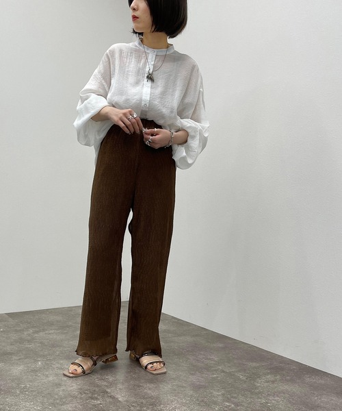 apres jour mignon（アプレジュールミニョン）の「アソートイージーパンツ 【ZOZOTOWN限定アイテム】（その他パンツ・レディース・マスタード/その他/ブルー系その他/ブラック系その他/ブラック/ブラウン系その他/ライトブラウン・X-LARGE/SMALL/MEDIUM）」の11枚目の写真