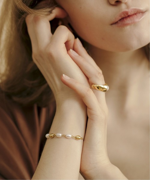 SLOBE IENA（スローブイエナ）の「【LOUISE DAMAS／ルイーズダマス】NOUVELLE perles ブレスレット◆（ブレスレット・レディース・ゴールド・FREE）」の7枚目の写真