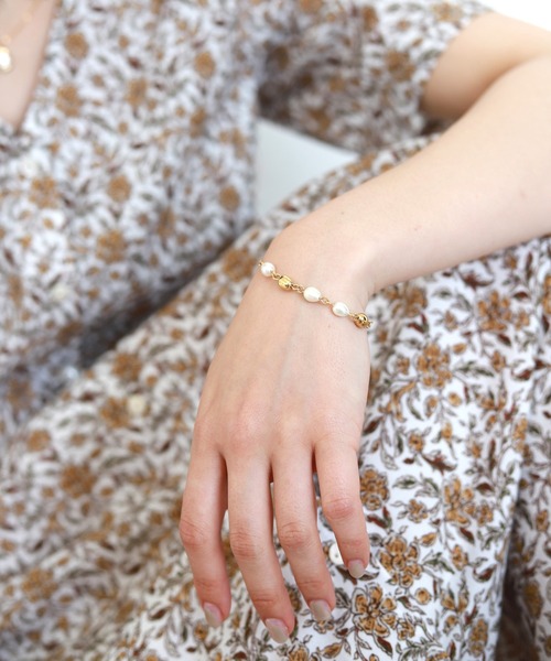 SLOBE IENA（スローブイエナ）の「【LOUISE DAMAS／ルイーズダマス】NOUVELLE perles ブレスレット◆（ブレスレット・レディース・ゴールド・FREE）」の10枚目の写真