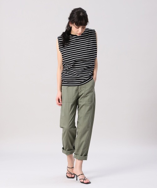 Maison de Beige（メゾンドベージュ）の「《Maison de Beige》ミリタリーパンツ（その他パンツ・レディース・カーキ/キャメル・9号/11号/7号）」の10枚目の写真