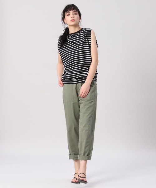Maison de Beige（メゾンドベージュ）の「《Maison de Beige》ミリタリーパンツ（その他パンツ・レディース・カーキ/キャメル・9号/11号/7号）」の11枚目の写真