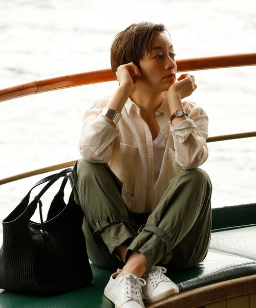 Maison de Beige（メゾンドベージュ）の「《Maison de Beige》ミリタリーパンツ（その他パンツ・レディース・カーキ/キャメル・9号/11号/7号）」の14枚目の写真