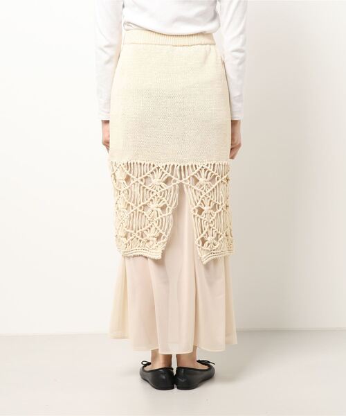 セール】MEDI MAKURAME KNIT SKIRT（スカート）｜Ameri（アメリ