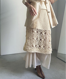 MEDI MAKURAME KNIT SKIRT