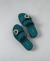 Au BANNISTER | メタルバックル厚底サンダル(サンダル)