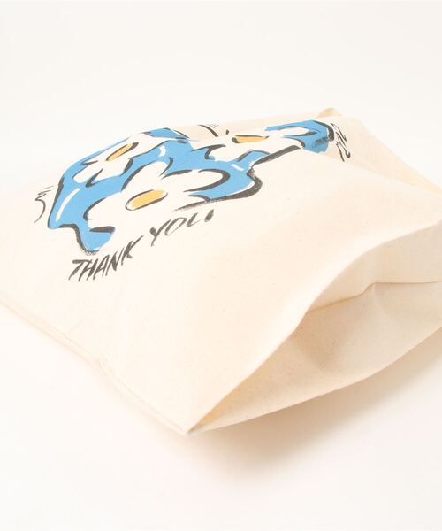 journal standard Furniture （ジャーナルスタンダードファニチャー）の「【IZUMIDALEE×JSF】MARCHE BAG マルシェバック（エコバッグ/サブバッグ・レディース・ホワイト系その他・FREE）」の15枚目の写真