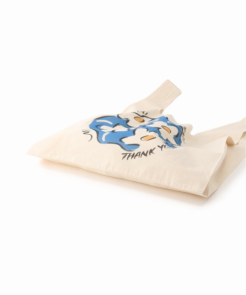 journal standard Furniture （ジャーナルスタンダードファニチャー）の「【IZUMIDALEE×JSF】MARCHE BAG マルシェバック（エコバッグ/サブバッグ・レディース・ホワイト系その他・FREE）」の8枚目の写真