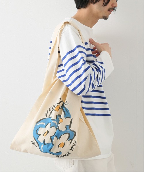 journal standard Furniture （ジャーナルスタンダードファニチャー）の「【IZUMIDALEE×JSF】MARCHE BAG マルシェバック（エコバッグ/サブバッグ・レディース・ホワイト系その他・FREE）」の13枚目の写真