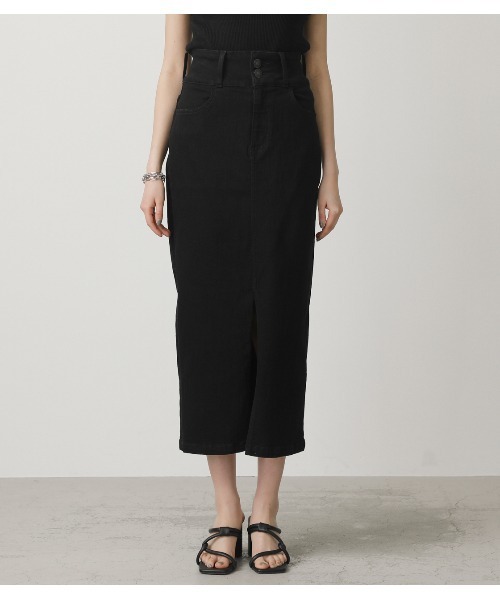 HIGH WAIST SLIT DENIM SK /ハイウエストスリットデニムスカート