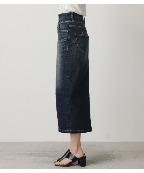 HIGH WAIST SLIT DENIM SK /ハイウエストスリットデニムスカート