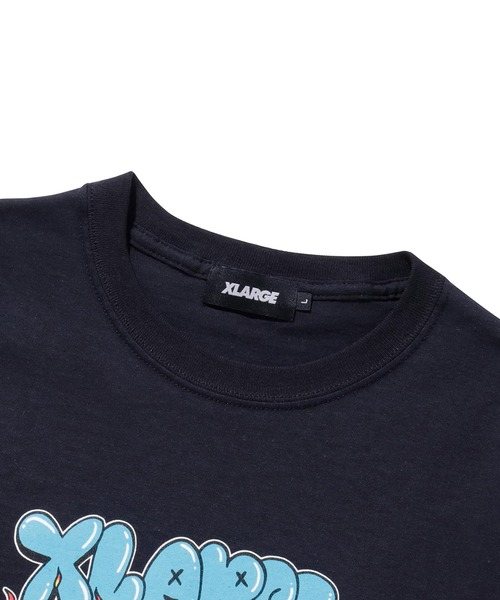 XLARGE（エクストララージ）の「S/S TEE BURN DOWN（Tシャツ/カットソー・メンズ・ブラック/ホワイト/ライトブルー・MEDIUM/X-LARGE/LARGE/SMALL）」の4枚目の写真