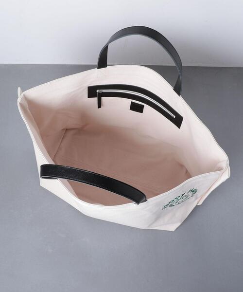 LUDLOW（ラドロー）の「＜LUDLOW（ラドロー）＞【別注】ハッピー トートバッグ L（トートバッグ・メンズ・ベージュ/ブラック・FREE）」の5枚目の写真