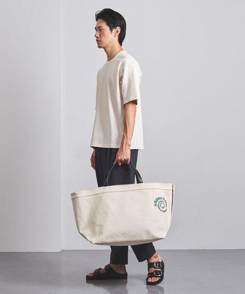 LUDLOW（ラドロー）の「＜LUDLOW（ラドロー）＞【別注】ハッピー トートバッグ L（トートバッグ・メンズ・ベージュ/ブラック・FREE）」の10枚目の写真