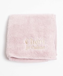 WEGO/ロゴ刺繍マシュマロハンカチ