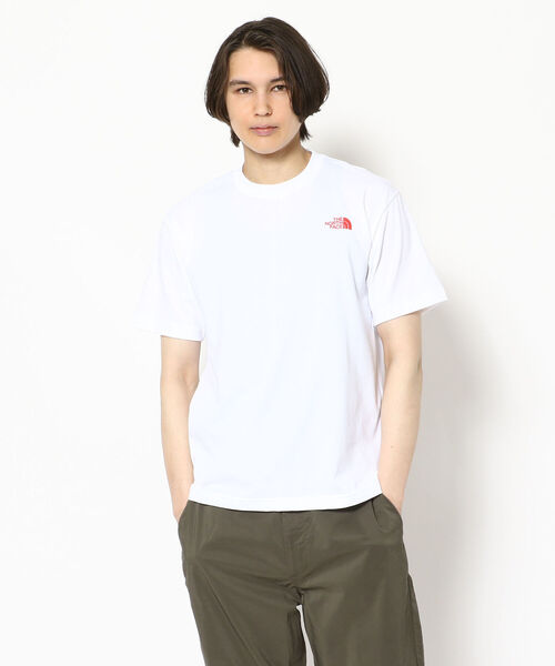 THE NORTH FACE(ザノースフェイス)の「THE NORTH FACE/ザ・ノースフェイス S/S Bandana Square Logo Tee ショートスリーブバンダナスクエアーロゴティー NT32108(Tシャツ/カットソー・メンズ・ホワイト/ブラック/ネイビー/グレー・MEDIUM/LARGE/X-LARGE)」の9枚目の写真
