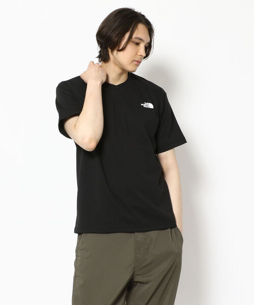 THE NORTH FACE(ザノースフェイス)の「THE NORTH FACE/ザ・ノースフェイス S/S Bandana Square Logo Tee ショートスリーブバンダナスクエアーロゴティー NT32108(Tシャツ/カットソー・メンズ・ホワイト/ブラック/ネイビー/グレー・MEDIUM/LARGE/X-LARGE)」の10枚目の写真