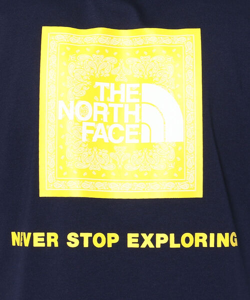 THE NORTH FACE(ザノースフェイス)の「THE NORTH FACE/ザ・ノースフェイス S/S Bandana Square Logo Tee ショートスリーブバンダナスクエアーロゴティー NT32108(Tシャツ/カットソー・メンズ・ホワイト/ブラック/ネイビー/グレー・MEDIUM/LARGE/X-LARGE)」の15枚目の写真