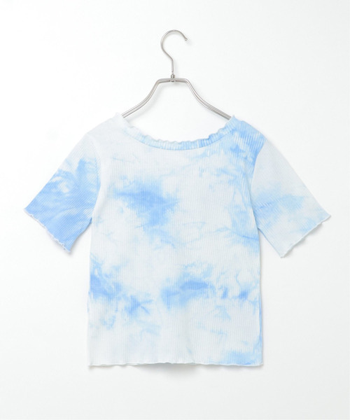 VENCEEXCHANGE（ヴァンスエクスチェンジ）の「2WAYメローリブトップス（Tシャツ/カットソー・レディース・スカイブルー/ブラック/オフホワイト・M）」の15枚目の写真