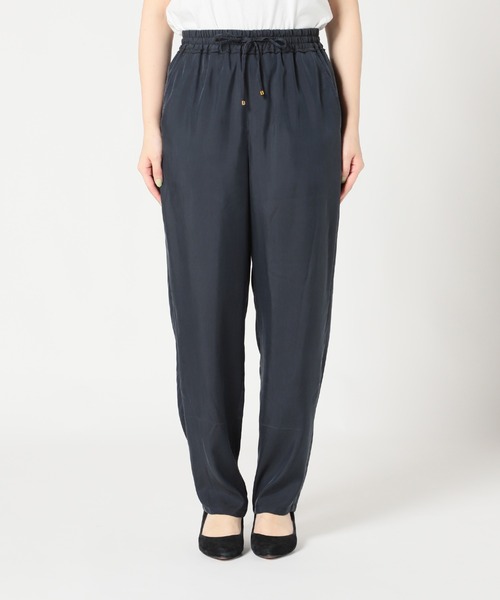 SLOBE IENA（スローブイエナ）の「ドロストイージーパンツ【ウエストゴム/手洗い可能】◆（その他パンツ・レディース・ブラック系その他/ネイビー・36/38）」の6枚目の写真