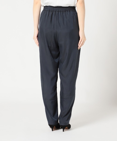 SLOBE IENA（スローブイエナ）の「ドロストイージーパンツ【ウエストゴム/手洗い可能】◆（その他パンツ・レディース・ブラック系その他/ネイビー・36/38）」の8枚目の写真