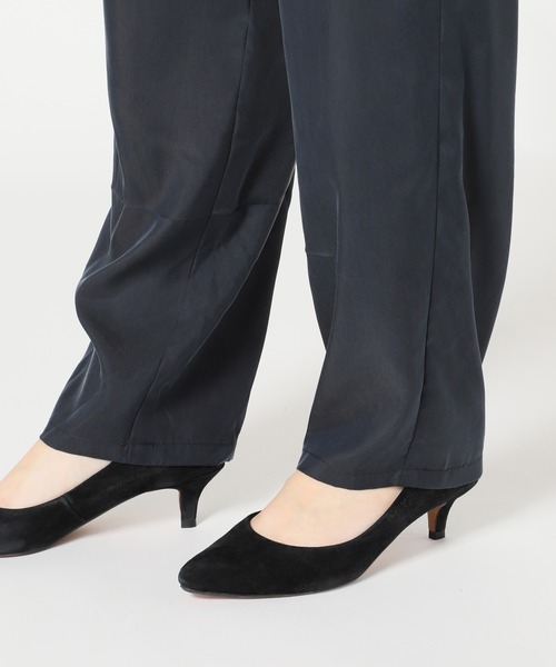 SLOBE IENA（スローブイエナ）の「ドロストイージーパンツ【ウエストゴム/手洗い可能】◆（その他パンツ・レディース・ブラック系その他/ネイビー・36/38）」の12枚目の写真