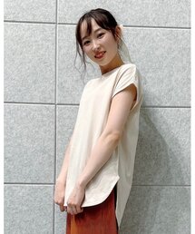 DRESKIP | 【追加生産】USAコットンラウンドヘムTシャツ(Tシャツ/カットソー)