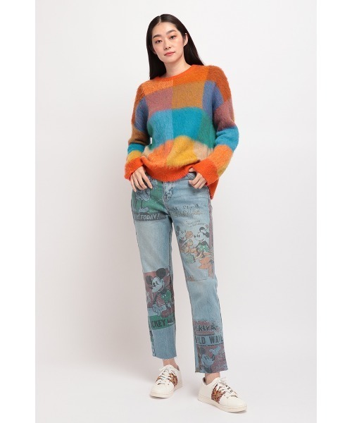 Desigual(デシグアル)の「ヘビーゲージプルオーバー MELISSA(ニット/セーター・レディース・マルチ・S/M/L)」の5枚目の写真