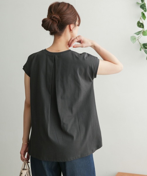 URBAN RESEARCH DOORS(アーバンリサーチドアーズ)の「センターステッチフレンチプルオーバー(Tシャツ/カットソー・レディース・チャコールグレー/ライトブルー/オフホワイト・ONE)」の1枚目の写真