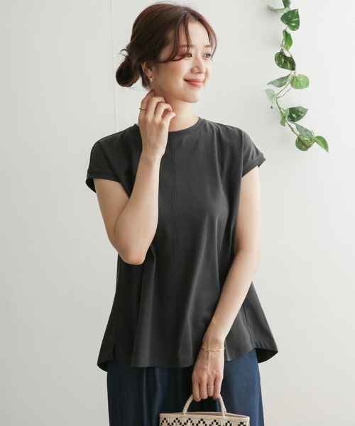 URBAN RESEARCH DOORS(アーバンリサーチドアーズ)の「センターステッチフレンチプルオーバー(Tシャツ/カットソー・レディース・チャコールグレー/ライトブルー/オフホワイト・ONE)」の17枚目の写真