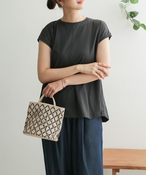 URBAN RESEARCH DOORS(アーバンリサーチドアーズ)の「センターステッチフレンチプルオーバー(Tシャツ/カットソー・レディース・チャコールグレー/ライトブルー/オフホワイト・ONE)」の21枚目の写真