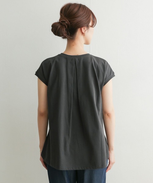 URBAN RESEARCH DOORS(アーバンリサーチドアーズ)の「センターステッチフレンチプルオーバー(Tシャツ/カットソー・レディース・チャコールグレー/ライトブルー/オフホワイト・ONE)」の10枚目の写真