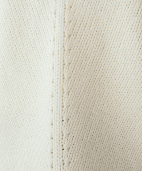 DOUBLE STANDARD CLOTHING（ダブルスタンダードクロージング）の「ビジューボタンニットジャケット（ノーカラージャケット・レディース・オフホワイト・36/38）」の8枚目の写真