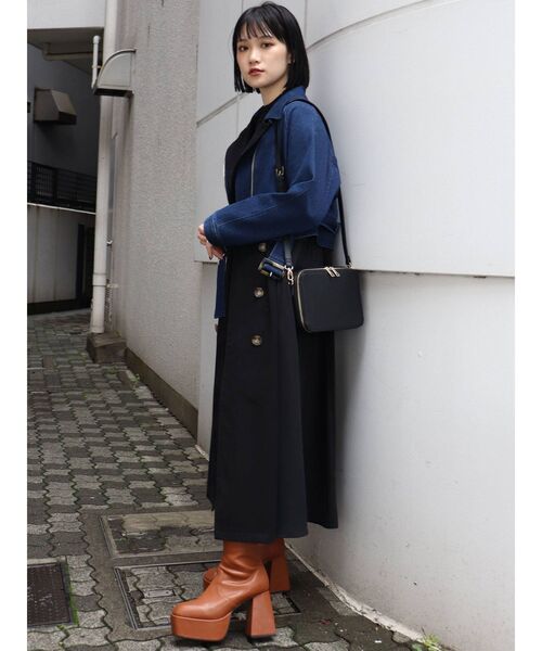 ウエムロムネノリ uemulo munenoli 3way レイヤード コート