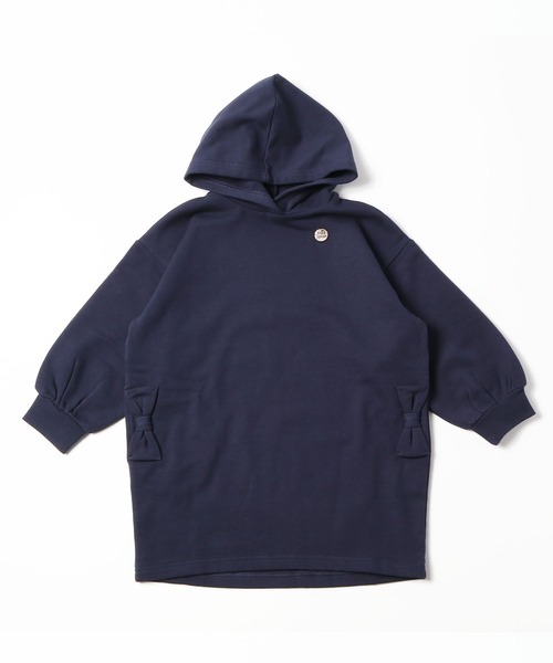 フード付きスウェットワンピース 140 160cm ワンピース Trois Lapins Kp トロワラパンケーピー のファッション通販 Zozotown