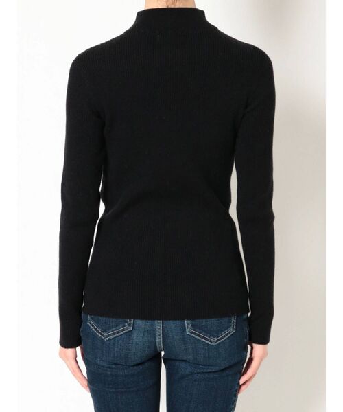 GYDA（ジェイダ）の「ボトルネックリブニット TOPS（ニット/セーター・レディース・ブラック/ベージュ/オフホワイト・FREE）」の11枚目の写真