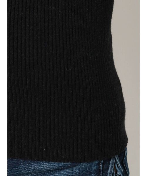 GYDA（ジェイダ）の「ボトルネックリブニット TOPS（ニット/セーター・レディース・ブラック/ベージュ/オフホワイト・FREE）」の22枚目の写真