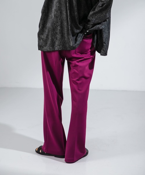 URBAN RESEARCH（アーバンリサーチ）の「URBAN RESEARCH iD　SEMI FLARE JERSEY PANTS（その他パンツ・メンズ・ブラック/ブルー系その他/バーガンディー/ブラウン/グリーン・MEDIUM/LARGE）」の21枚目の写真