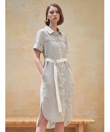 ACUD | 【ACUD 】リネンストライプシャツワンピース / Linen Stripe Shirt One-Piece(シャツワンピース)