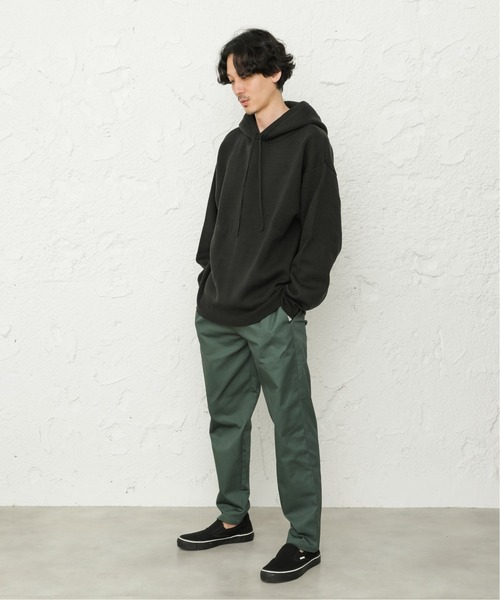 JOURNAL STANDARD relume（ジャーナルスタンダード　レリューム）の「W/Face スウェットライク オーバーサイズニットパーカー（ニット/セーター・メンズ・グリーン/ブラック/ナチュラル・MEDIUM/LARGE）」の7枚目の写真