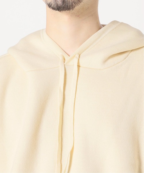 JOURNAL STANDARD relume（ジャーナルスタンダード　レリューム）の「W/Face スウェットライク オーバーサイズニットパーカー（ニット/セーター・メンズ・グリーン/ブラック/ナチュラル・MEDIUM/LARGE）」の13枚目の写真