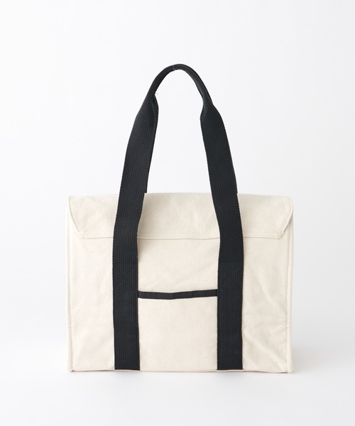 CUISINE HABITS(クイジーヌハビッツ)の「FLAP TOTE / フラップ付き トートバッグ(トートバッグ・レディース・ホワイト系・フリー)」の18枚目の写真