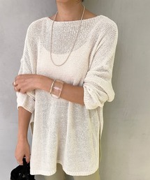 SHENERY | リサイクルシルク2WAYニットプルオーバー(ニット/セーター)