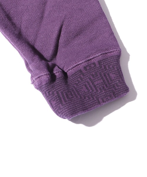 CAL O LINE（キャルオーライン）の「CAL O LINE/キャルオーライン FIN V RAGLAN CREW スウェット 無地 クルーネック（スウェット・メンズ・ダークグリーン/ダークパープル・S/M/L）」の6枚目の写真