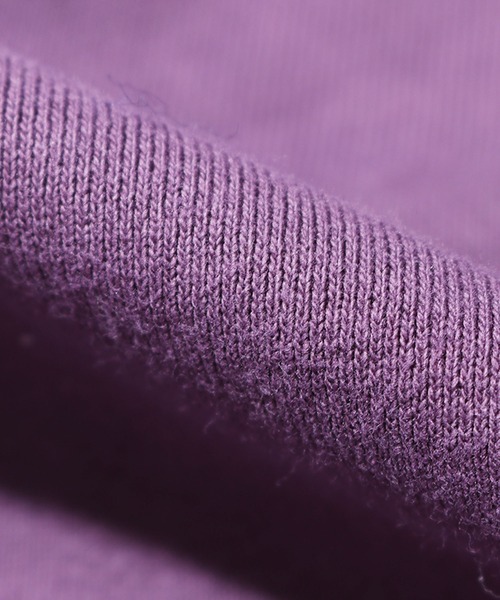 CAL O LINE（キャルオーライン）の「CAL O LINE/キャルオーライン FIN V RAGLAN CREW スウェット 無地 クルーネック（スウェット・メンズ・ダークグリーン/ダークパープル・S/M/L）」の7枚目の写真