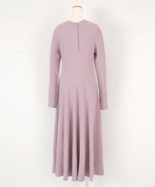 titivate（ティティベイト）の「前後2wayロングスリーブワッフルワンピース（ワンピース・レディース・ブラック/ブラウン/ライトカーキ/ラベンダー/ライトグリーン・M/L/PS(XS－S)）」の18枚目の写真