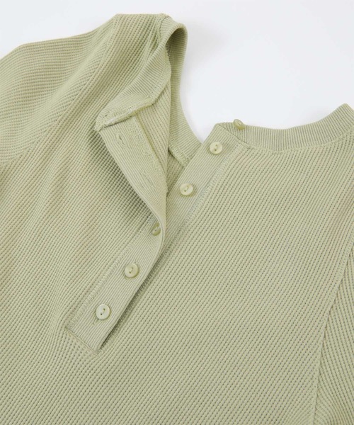 titivate（ティティベイト）の「前後2wayロングスリーブワッフルワンピース（ワンピース・レディース・ブラック/ブラウン/ライトカーキ/ラベンダー/ライトグリーン・M/L/PS(XS－S)）」の20枚目の写真