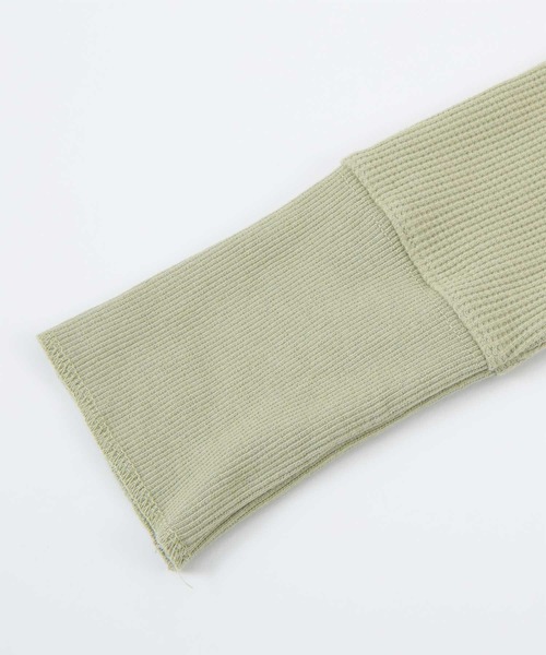 titivate（ティティベイト）の「前後2wayロングスリーブワッフルワンピース（ワンピース・レディース・ブラック/ブラウン/ライトカーキ/ラベンダー/ライトグリーン・M/L/PS(XS－S)）」の21枚目の写真