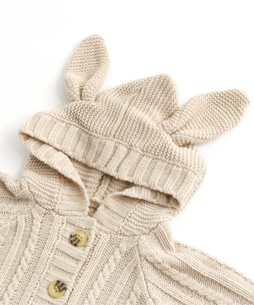 うさみみカーディガン USED※ベイビーザスターシャインブライト☆ うさ