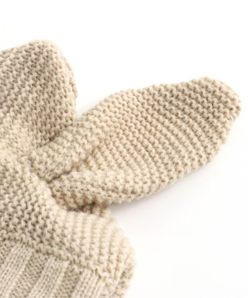 BREEZE（ブリーズ）の「うさみみニットカーディガン＿ウォッシャブル（カーディガン/ボレロ・キッズ・ベージュ/アイボリー・80/70）」の7枚目の写真